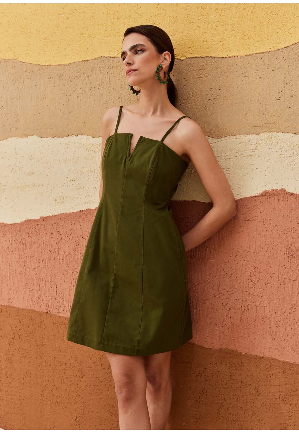 Vestido Curto Alfaiataria