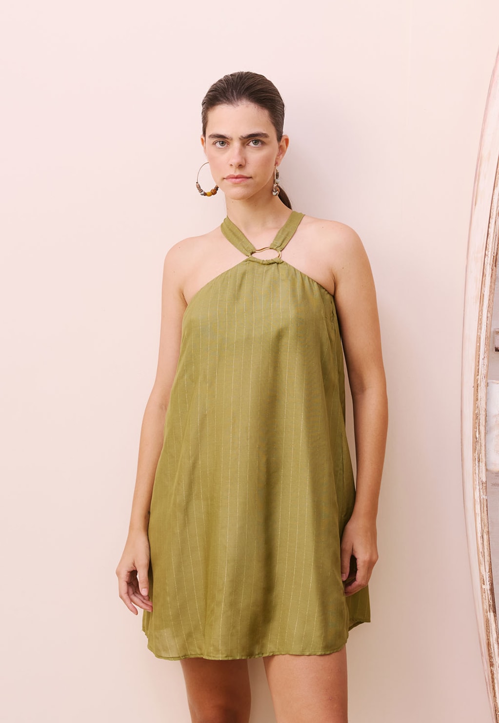 Vestido Curto Argola Orgânica