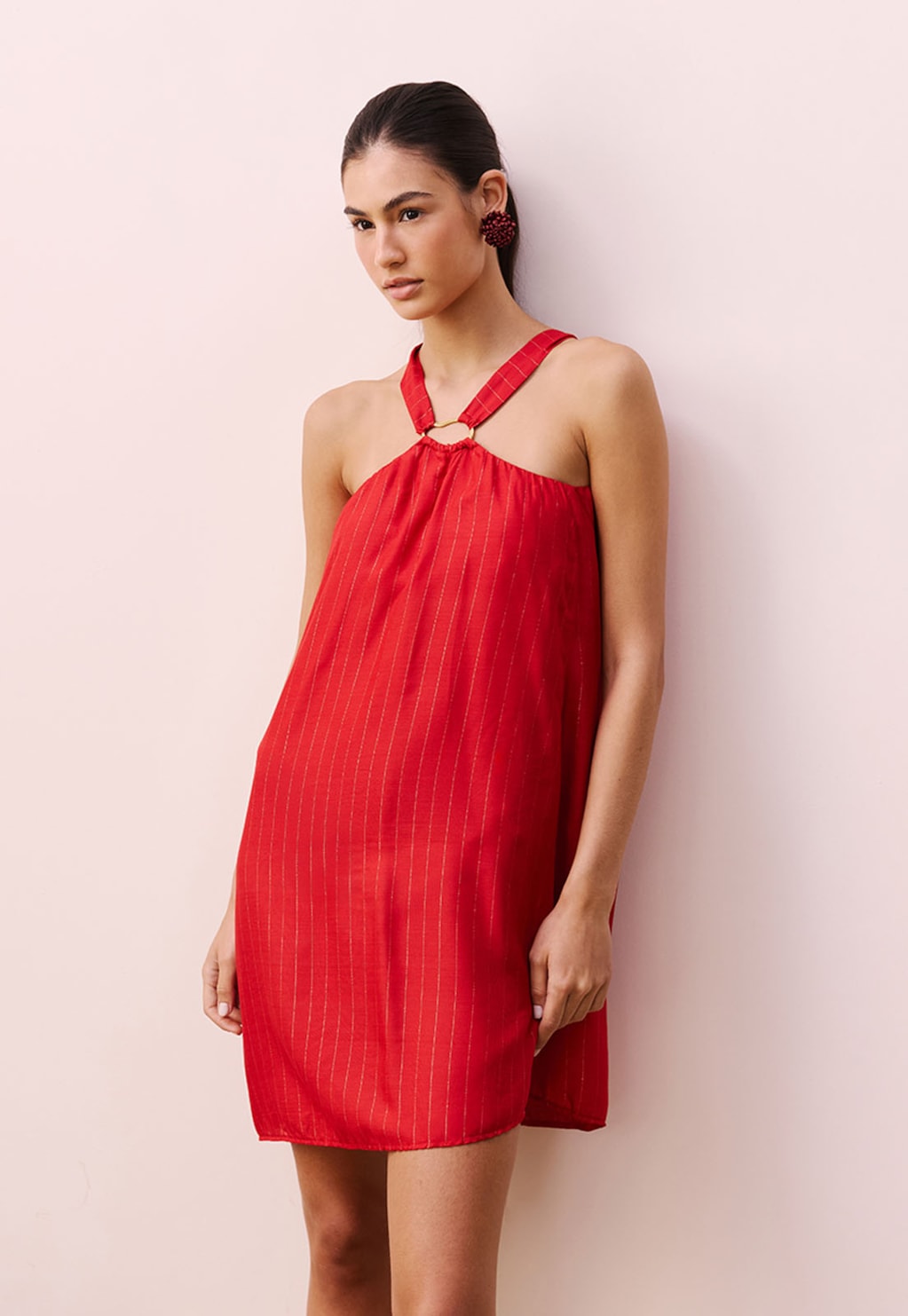 Vestido Curto Argola Orgânica