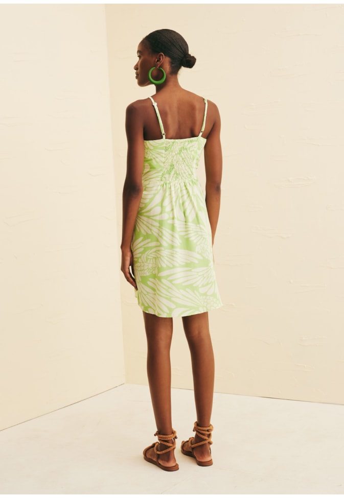 Vestido Curto Cachecouer Estampado Araras de Bonito