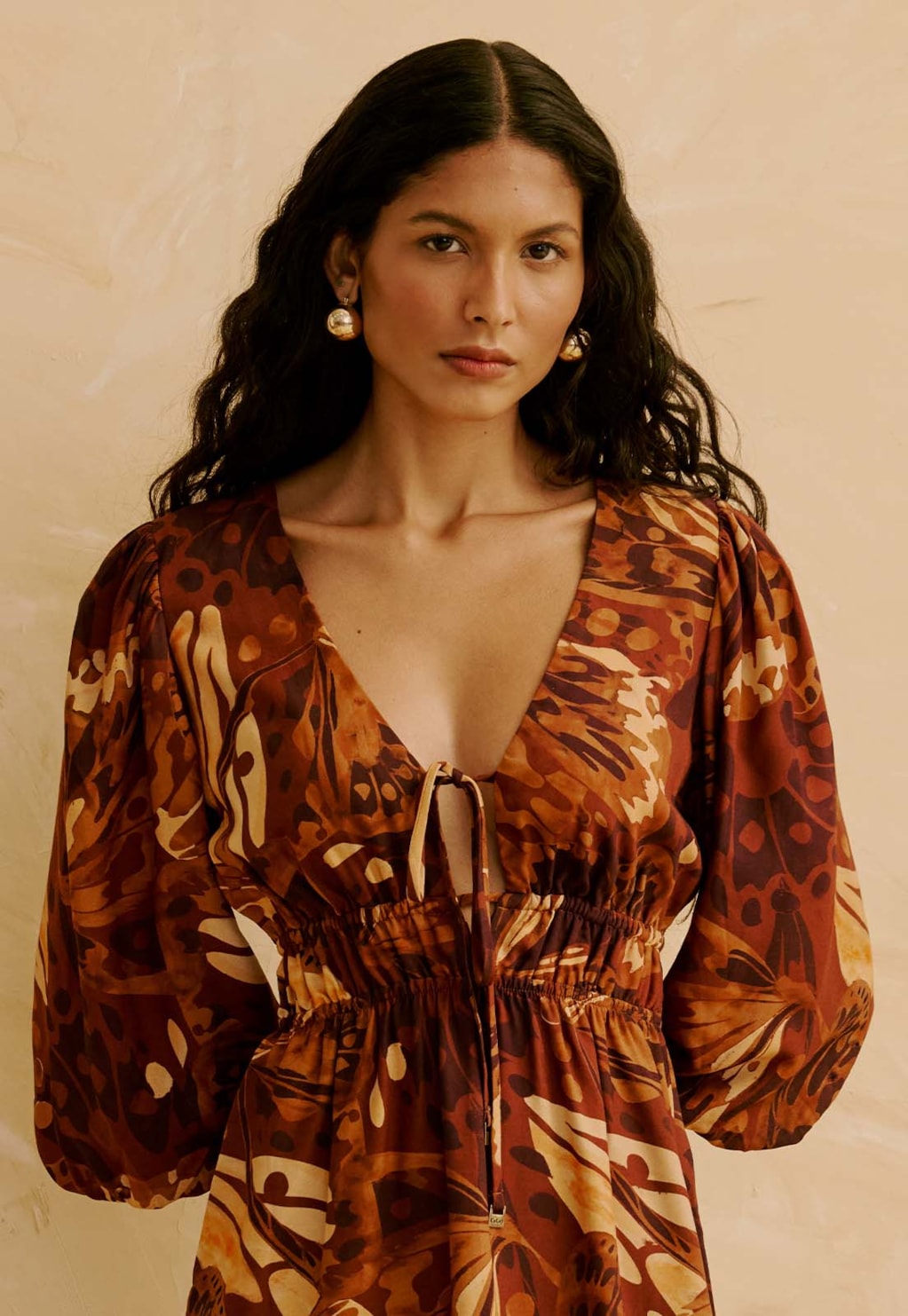 Vestido Curto Estampado Borbo Boho