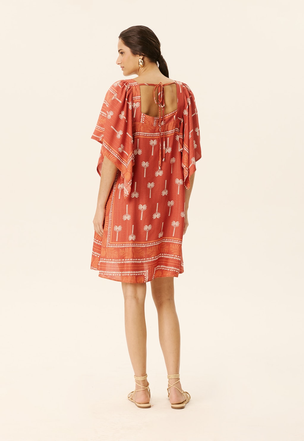 Vestido Curto Estampado Tauari