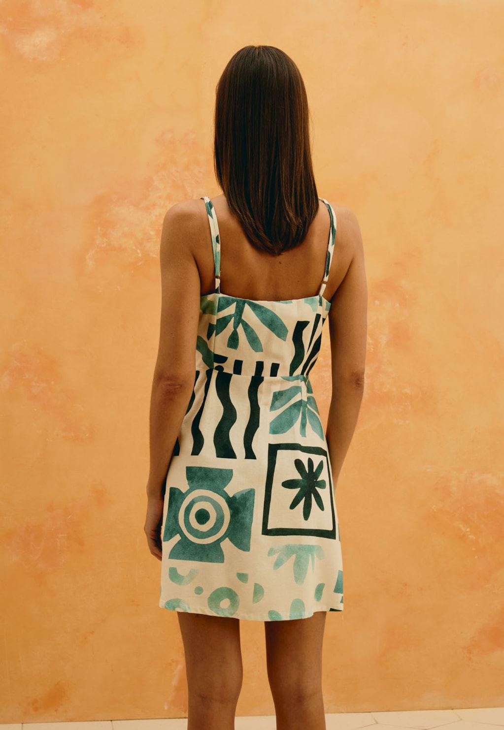 Vestido Curto Estampado Vidralia
