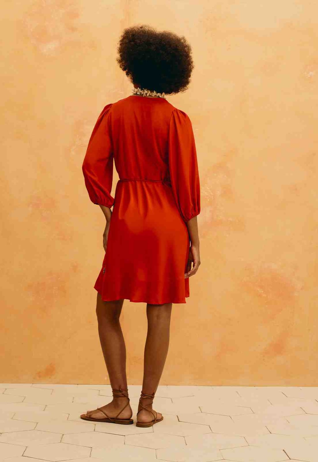 Vestido Curto Liso Cachecouer
