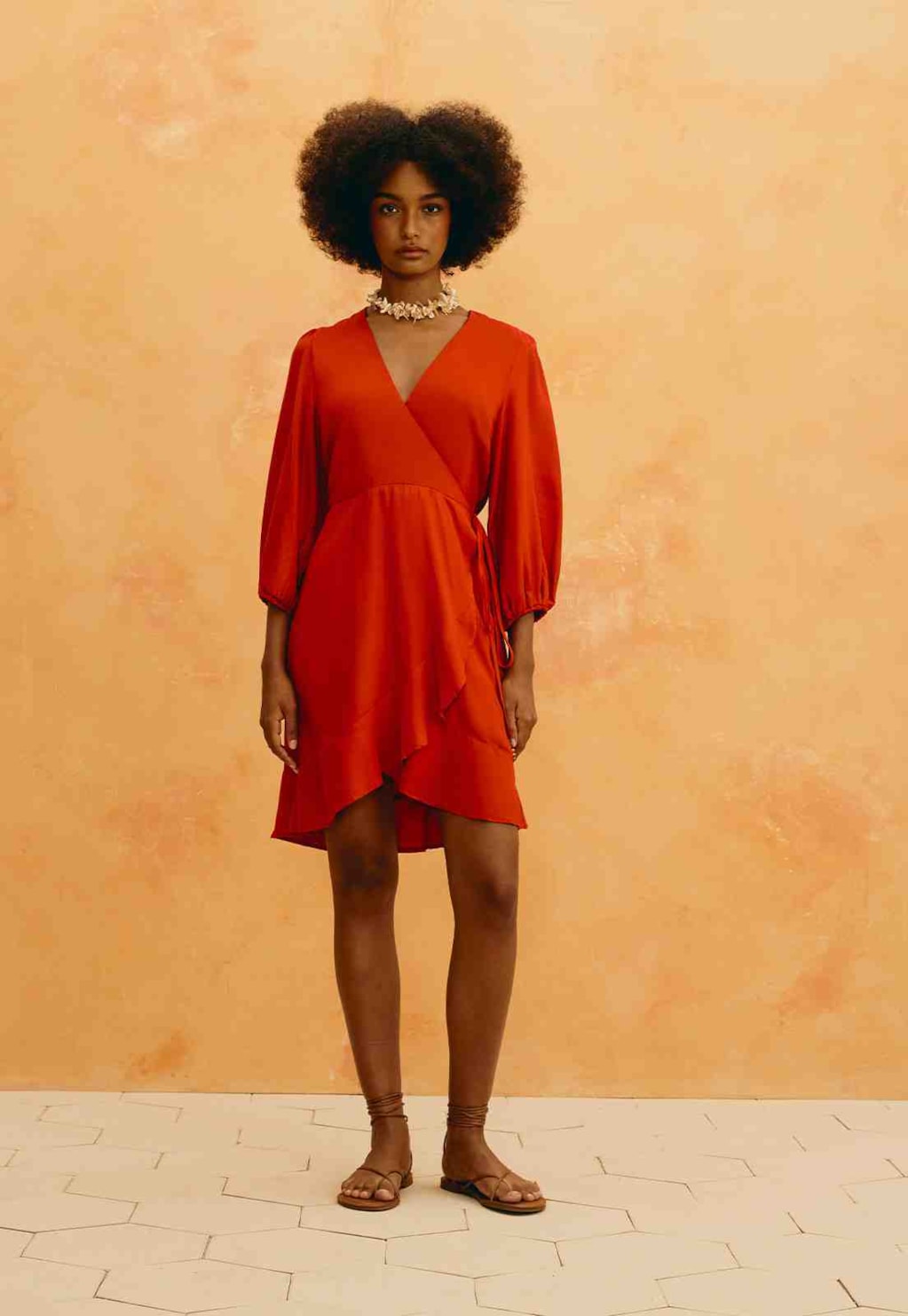 Vestido Curto Liso Cachecouer