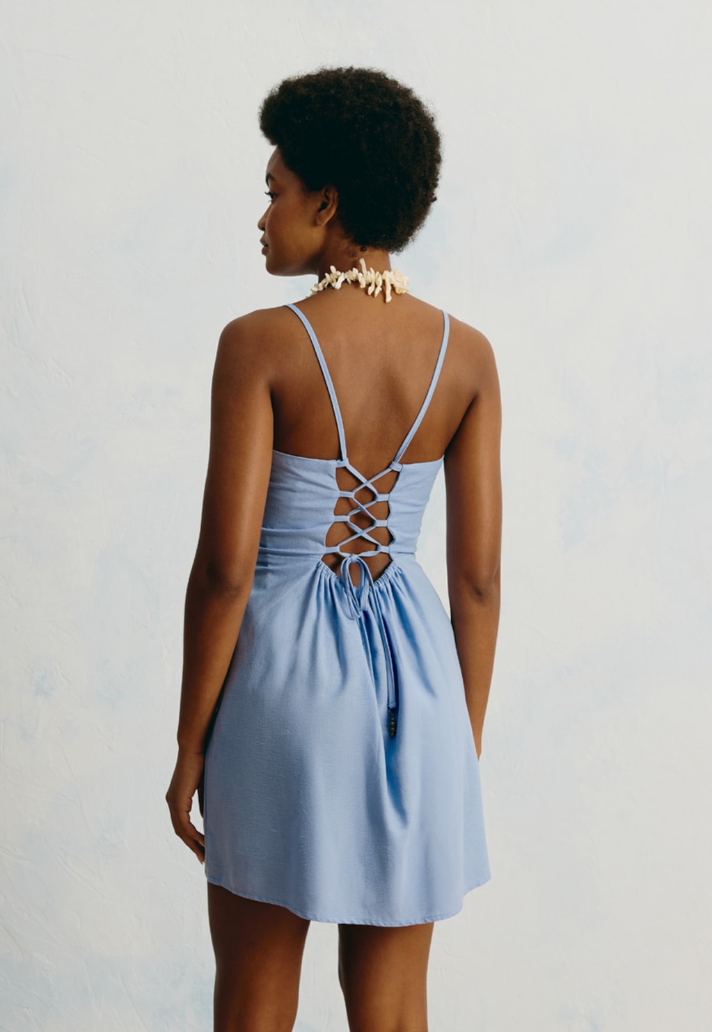 Vestido Curto Liso Corset