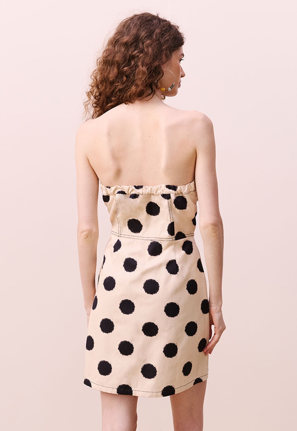 Vestido Curto Sarja Estampado Amora