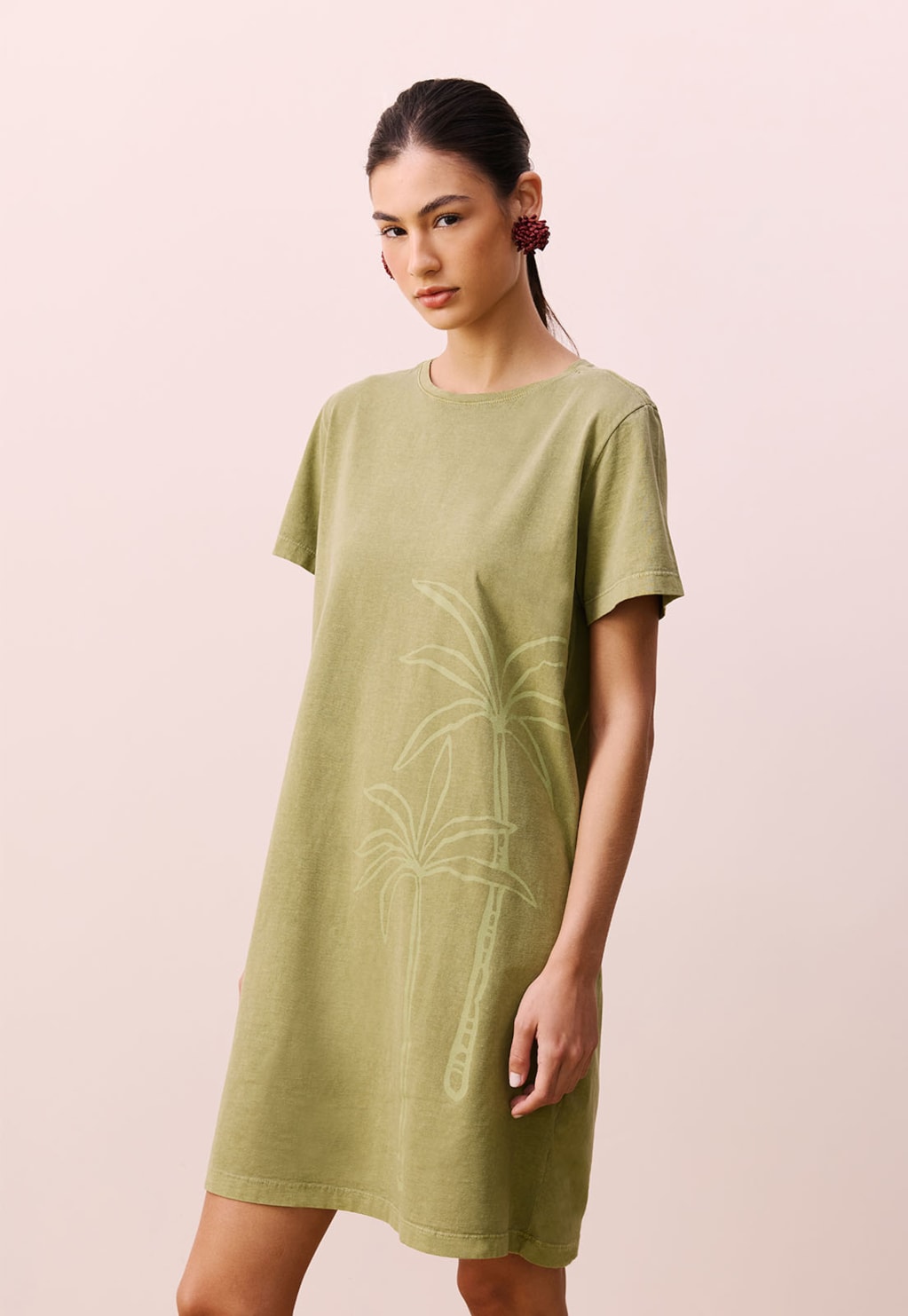 Vestido Curto Silk Coqueiro