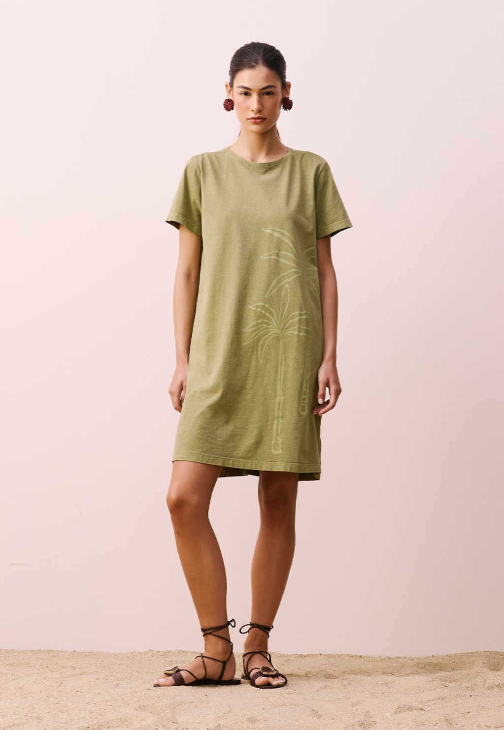 Vestido Curto Silk Coqueiro