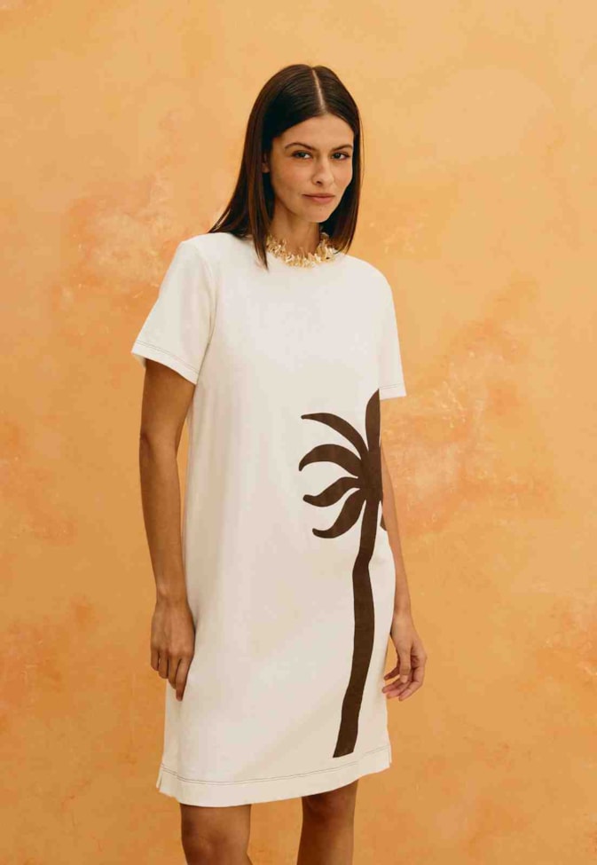 Vestido Curto Silk Coqueiro