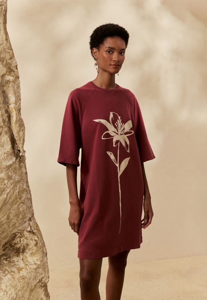 Vestido Curto Silk Moletinho