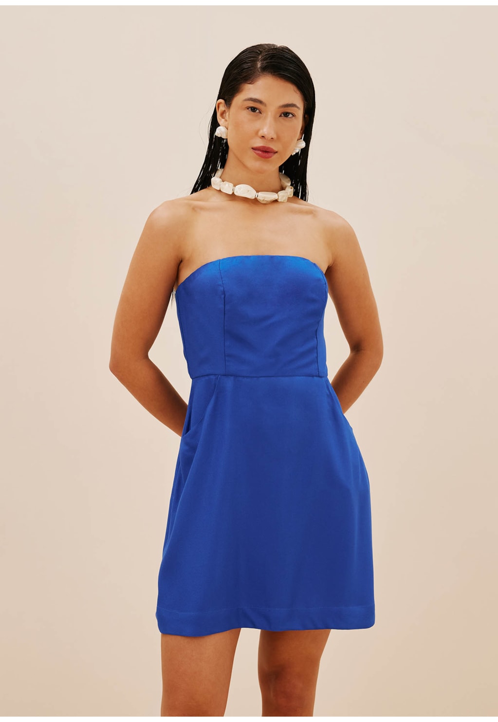 Vestido Curto Tomara Que Caia