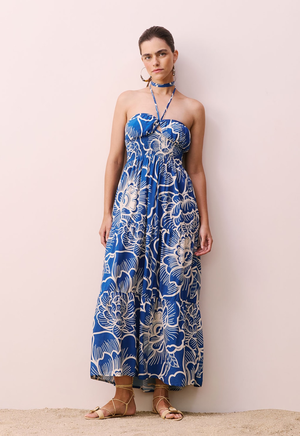 Vestido Decote Coração Amarração