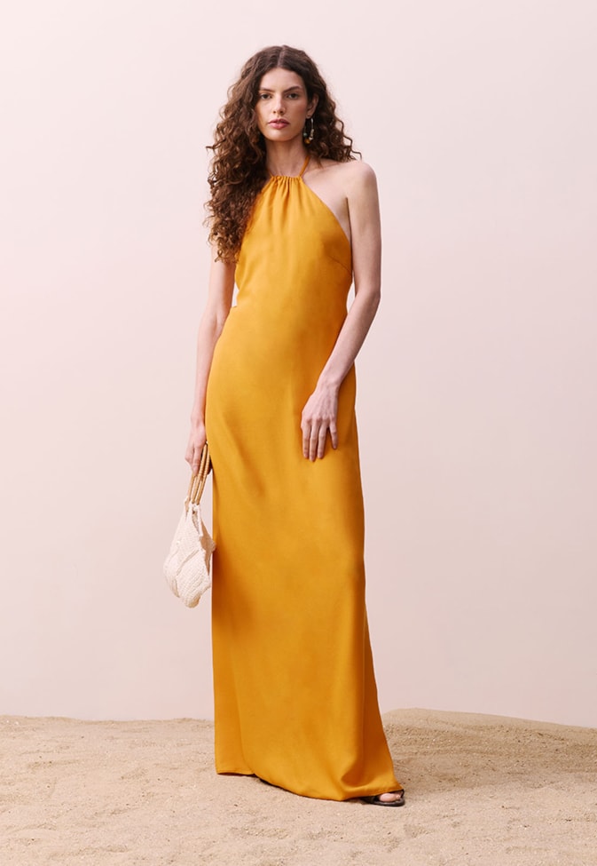 Vestido Decote Costas Profundo