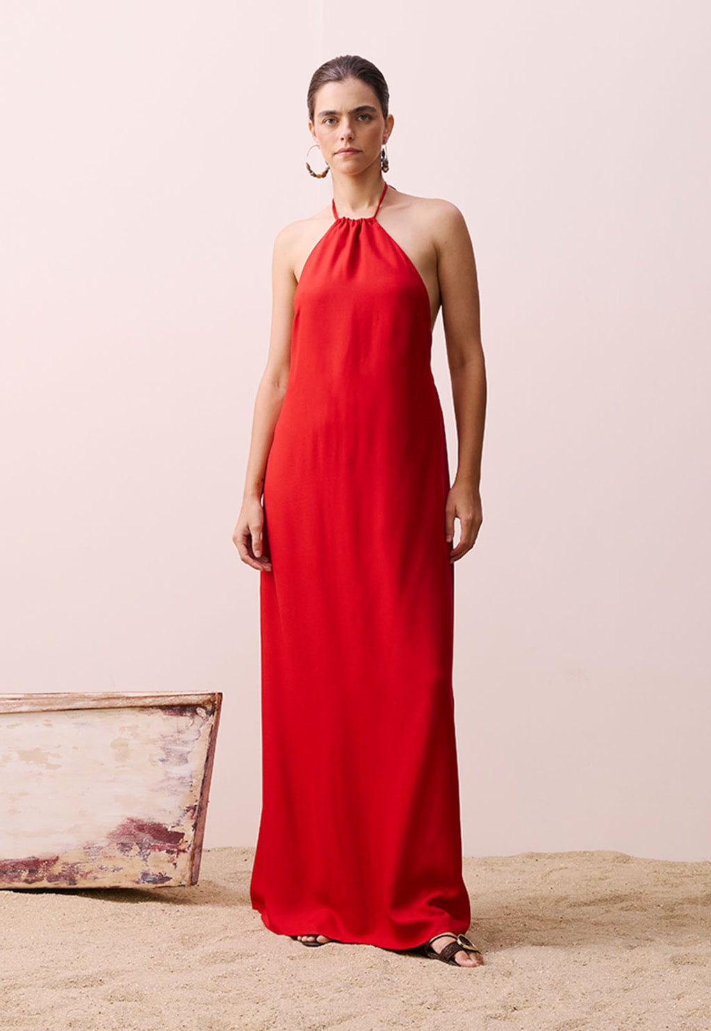 Vestido Decote Costas Profundo