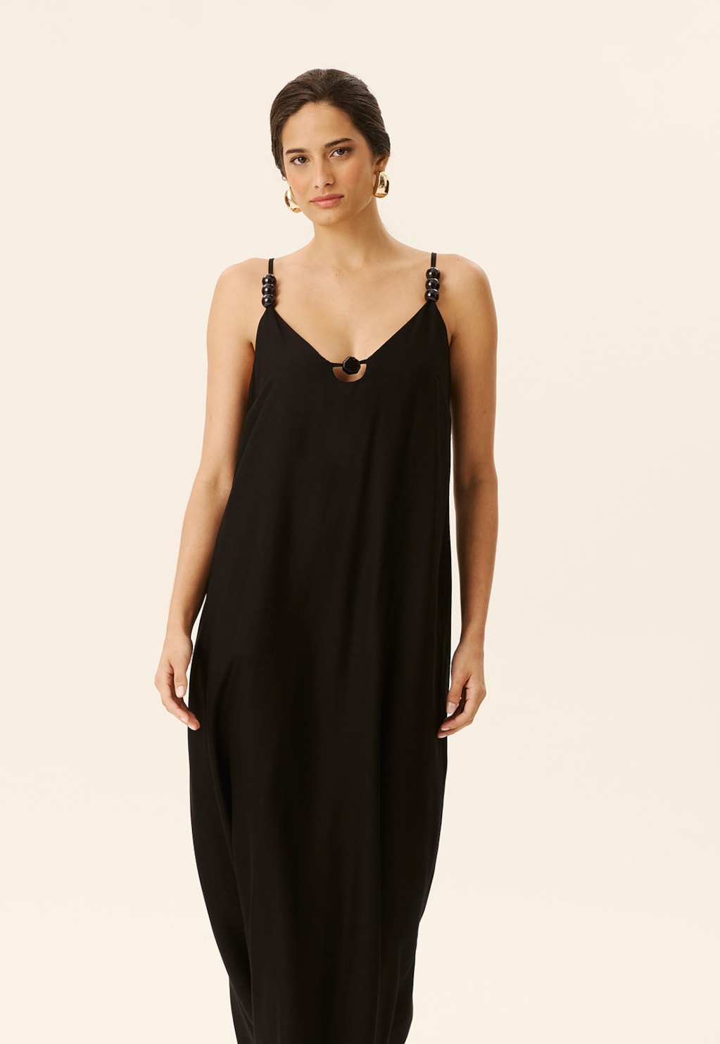 Vestido Longo Alça Ponteiras