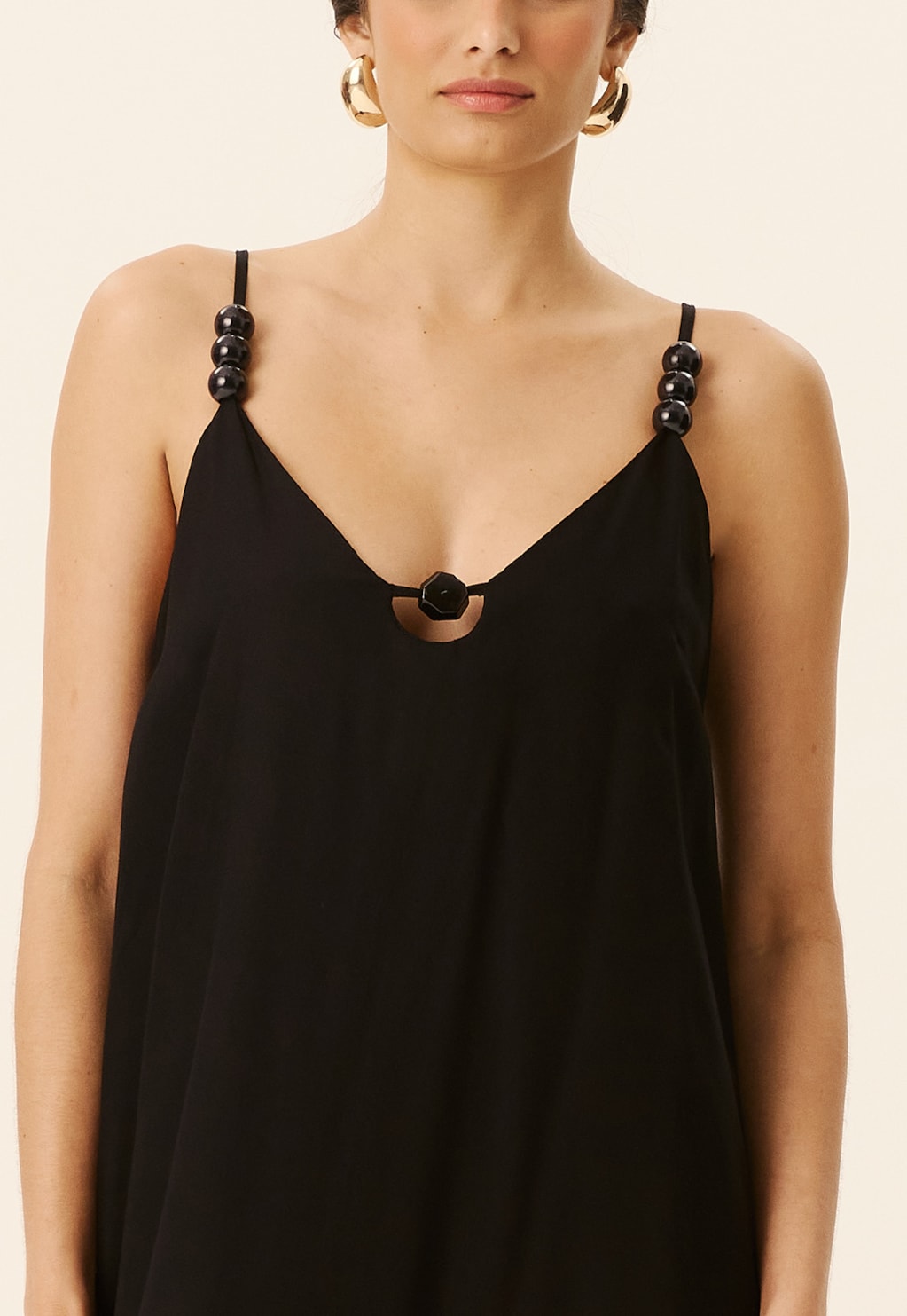 Vestido Longo Alça Ponteiras