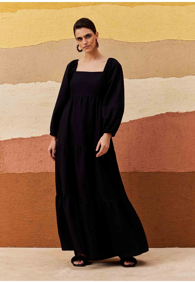 Vestido Longo Amplo