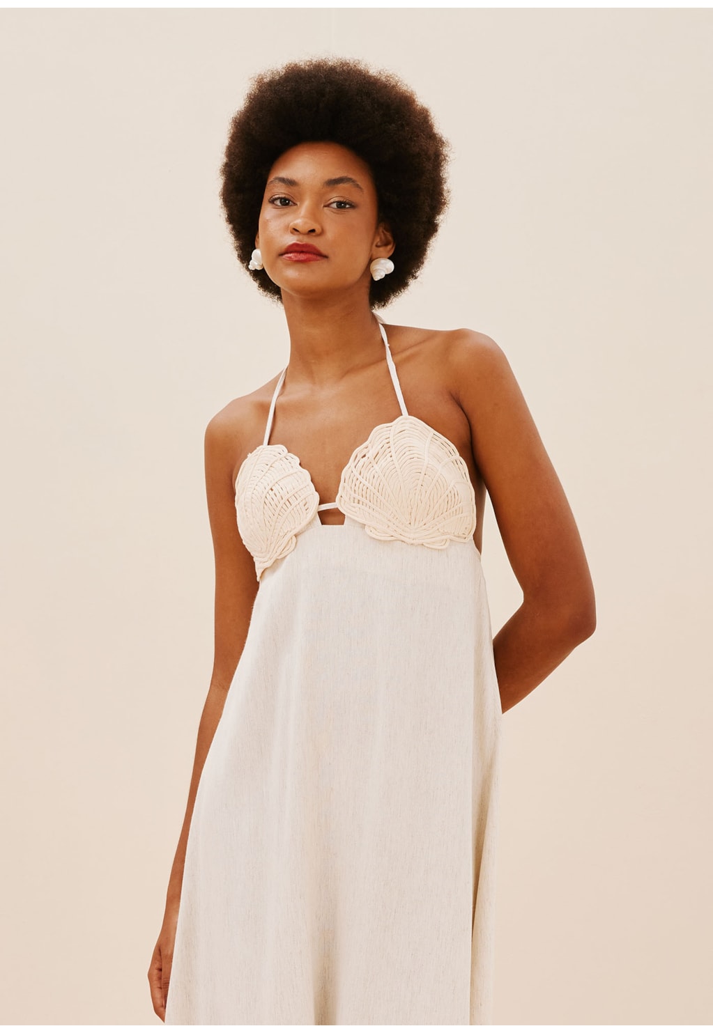 Vestido Longo Bojo Conchas