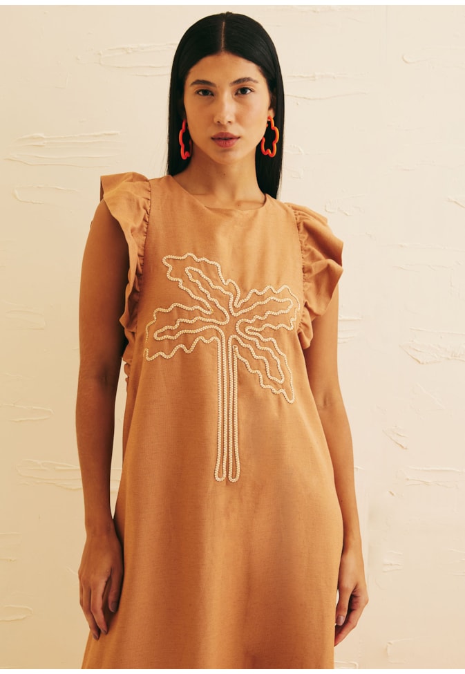 Vestido Longo Bordado