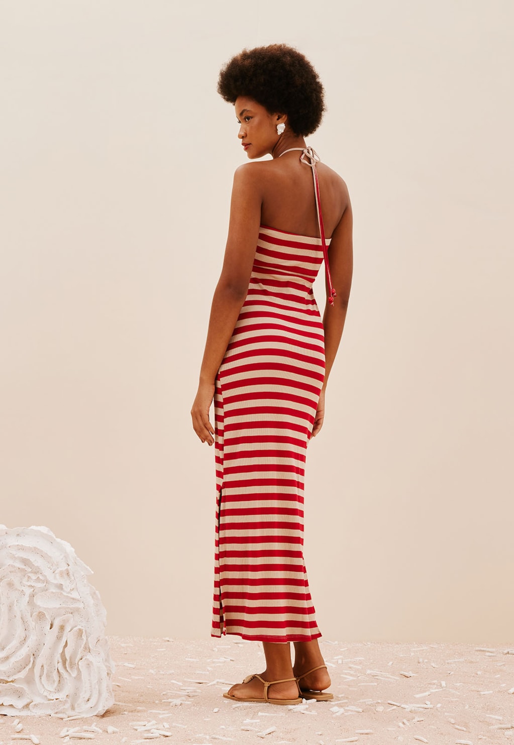 Vestido Longo Busto Franzidinho