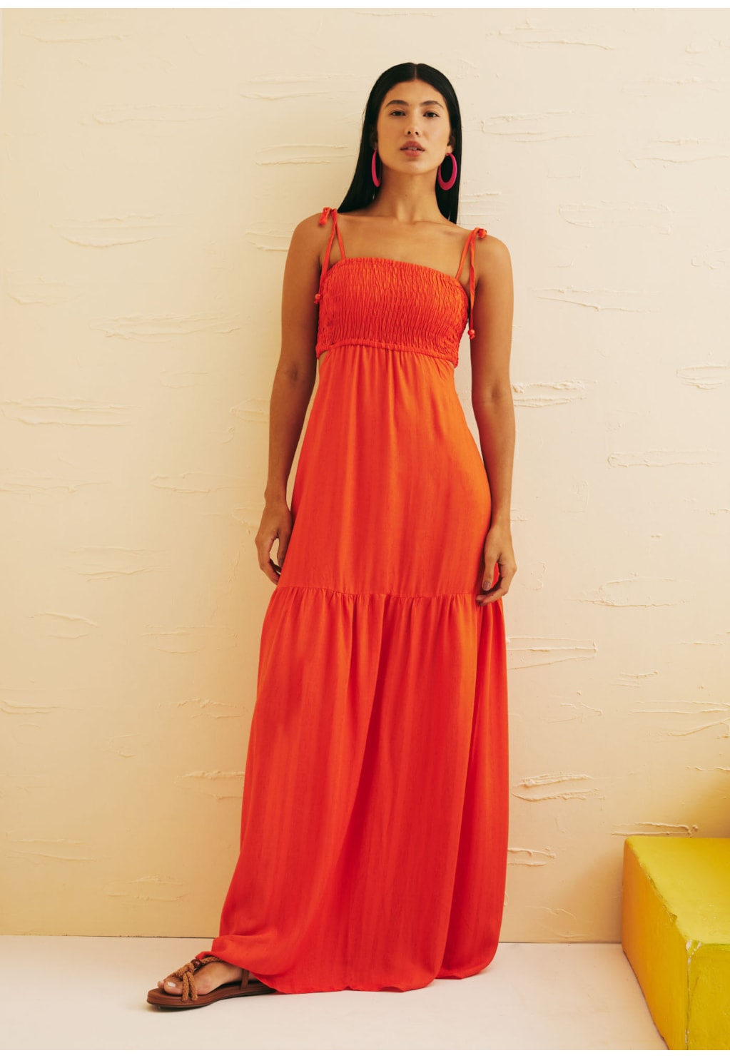 Vestido Longo Busto Lastex