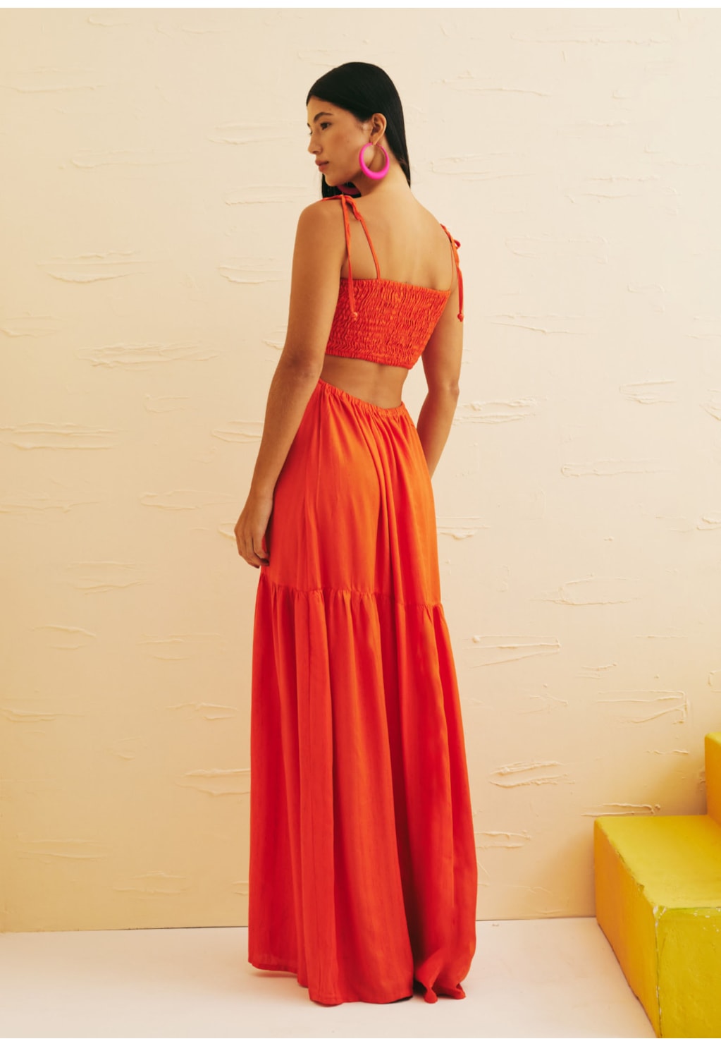 Vestido Longo Busto Lastex