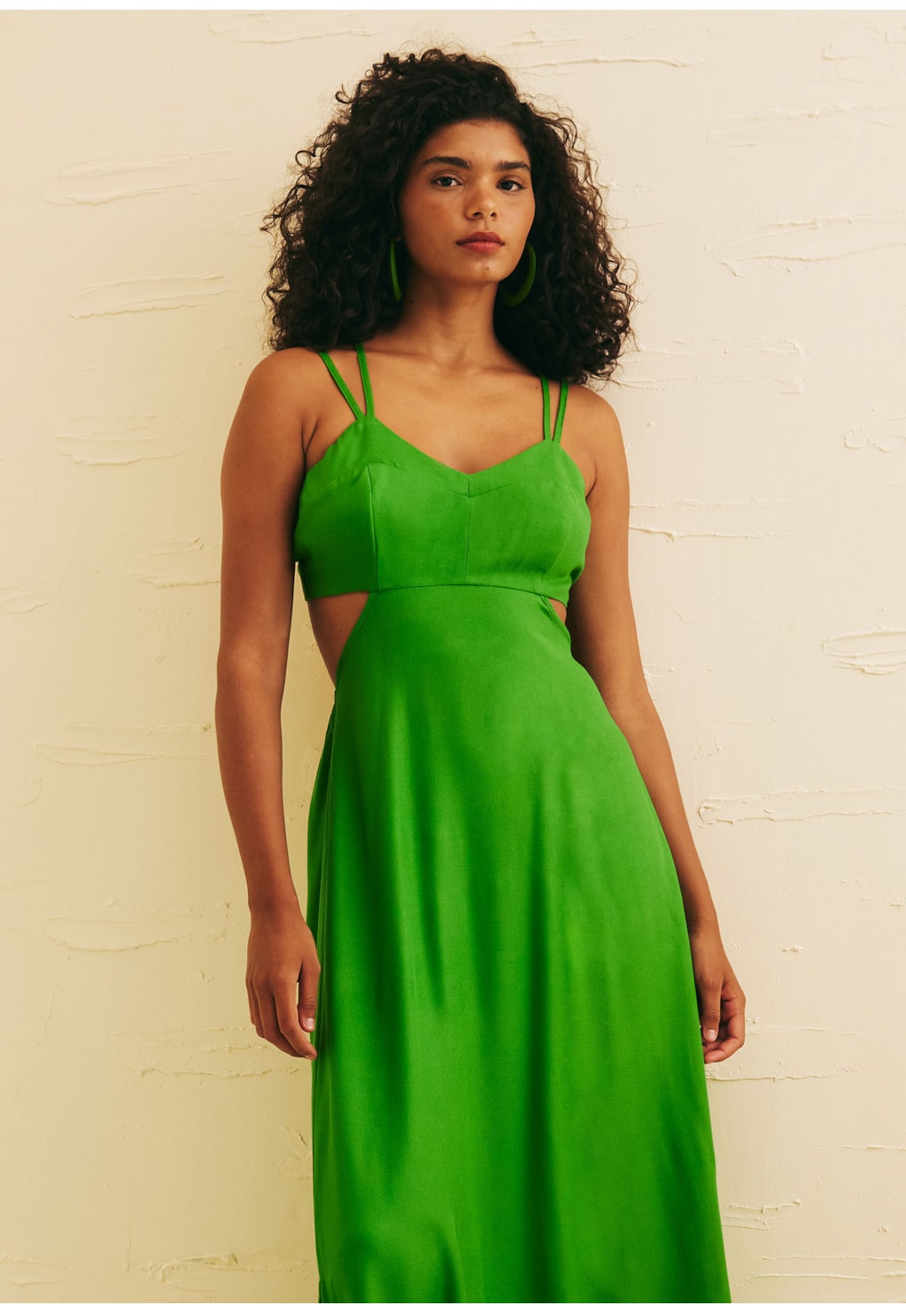 Vestido Longo Busto Recortado