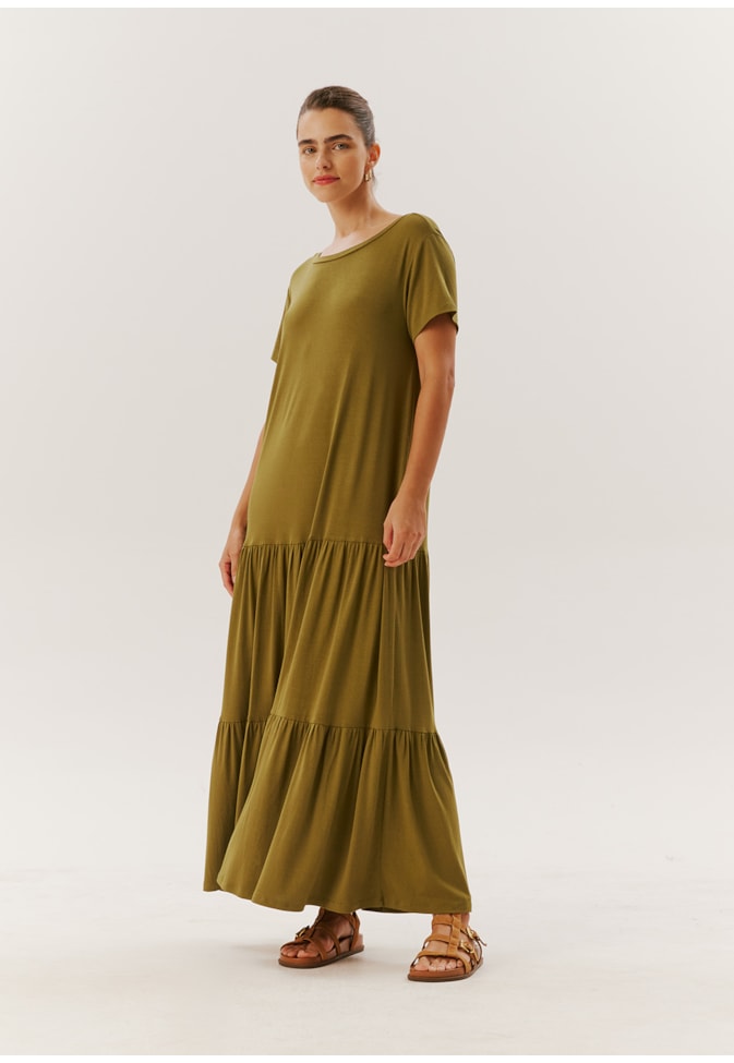 Vestido Longo com Marias