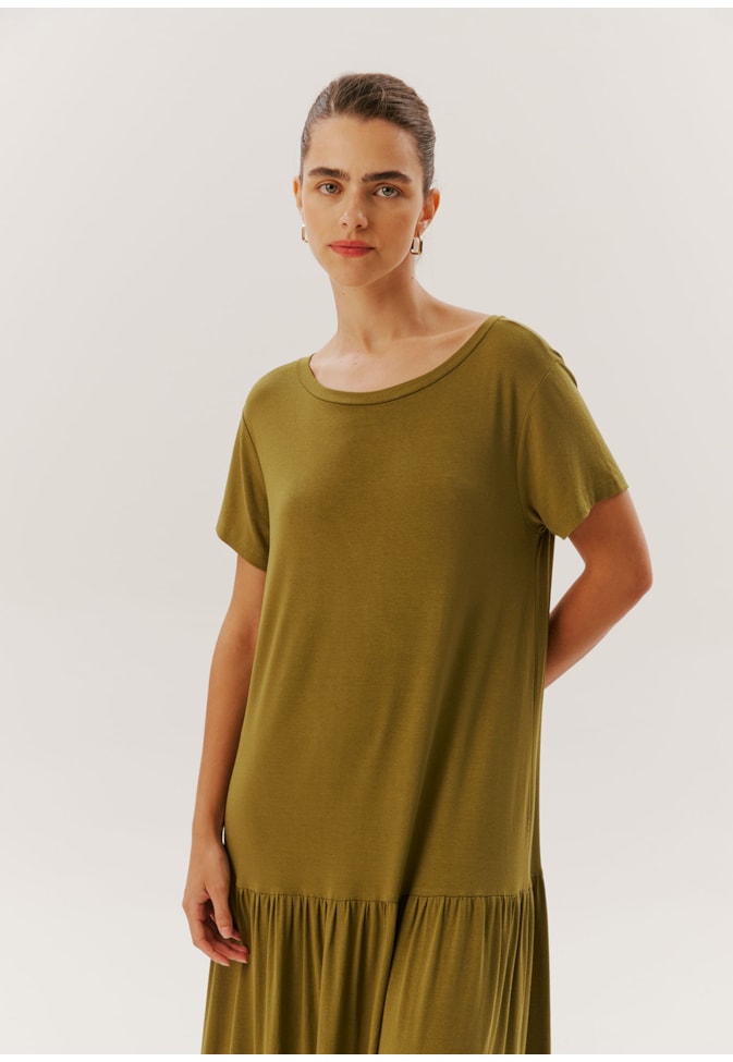 Vestido Longo com Marias