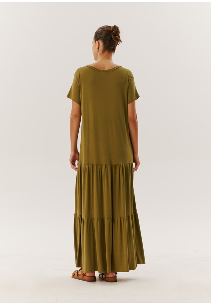 Vestido Longo com Marias