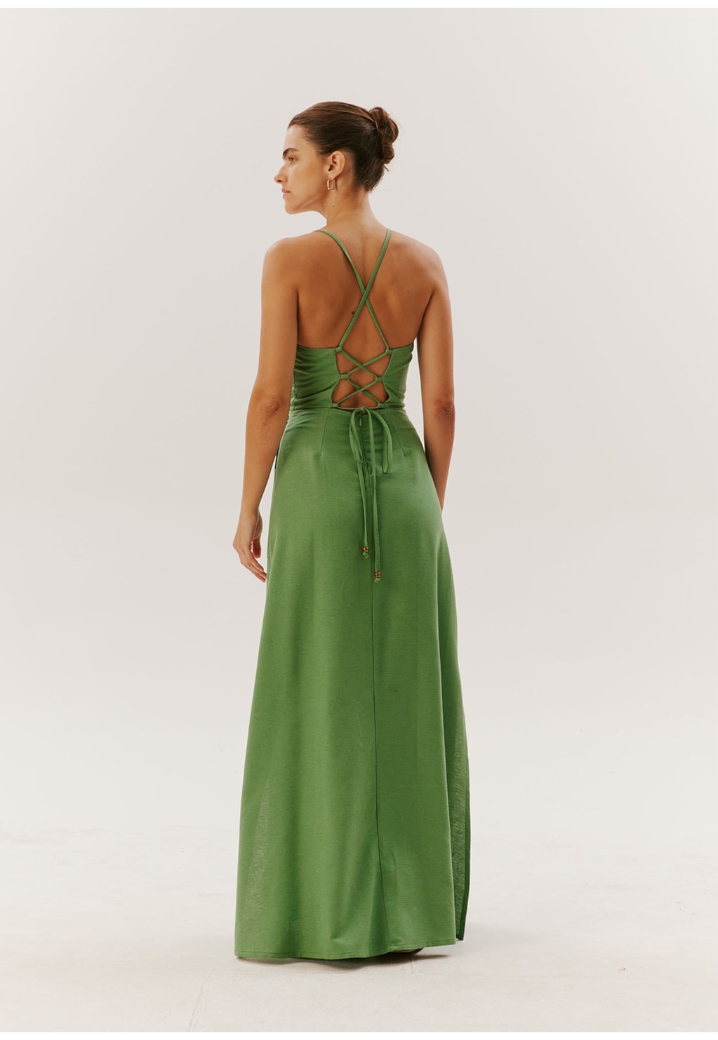 Vestido Longo Com Recortes