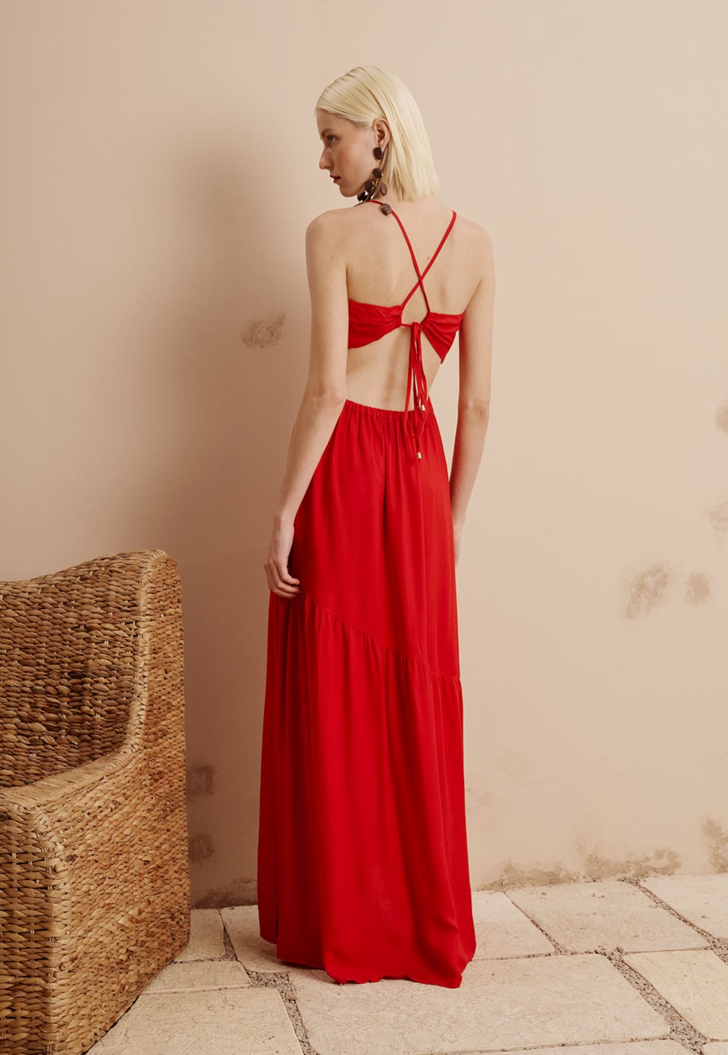 Vestido Longo Concha Aspiral