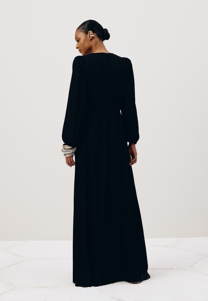 Vestido Longo Decotado