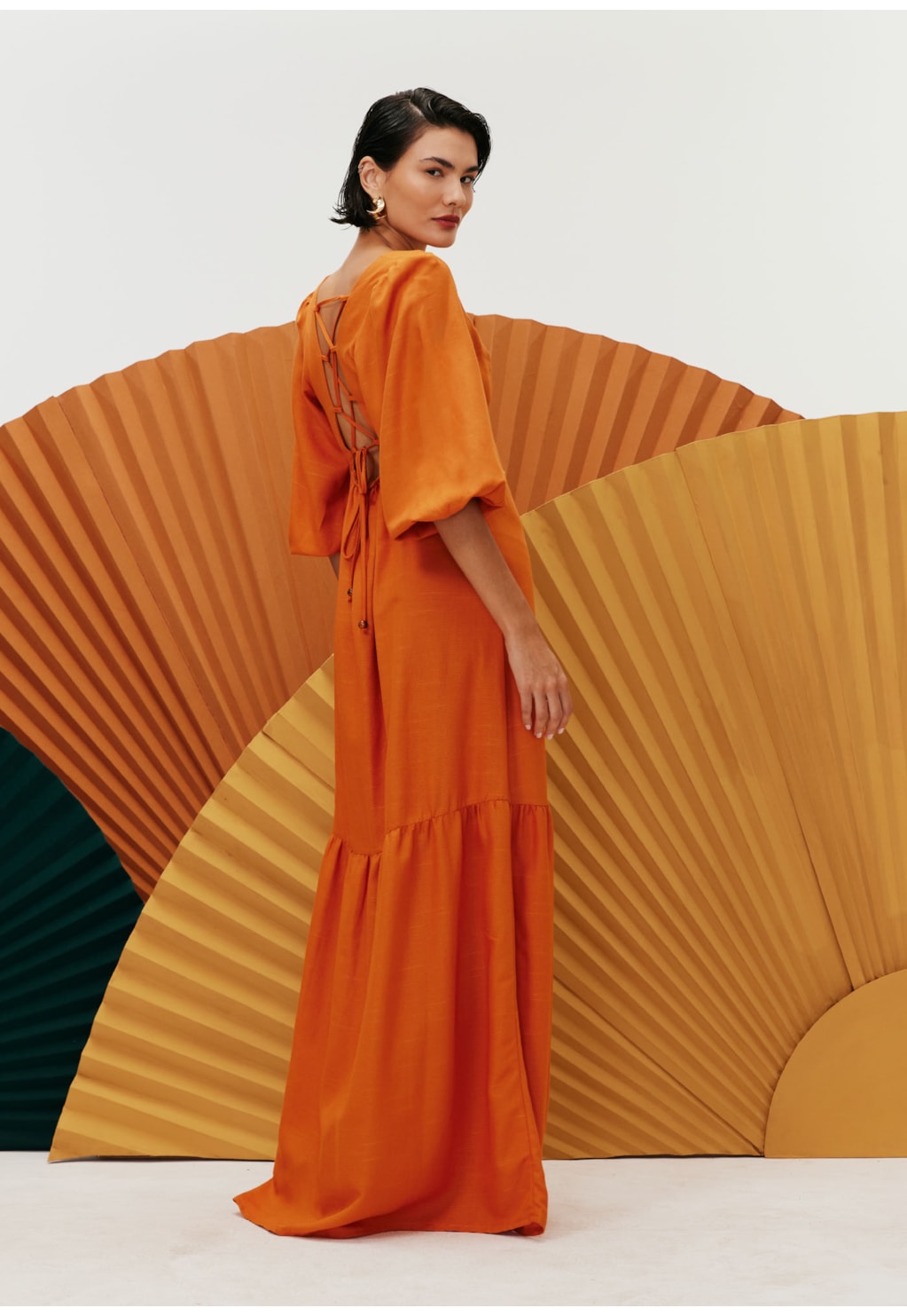 Vestido Longo Decote V