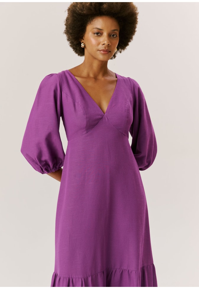 Vestido Longo Decote V