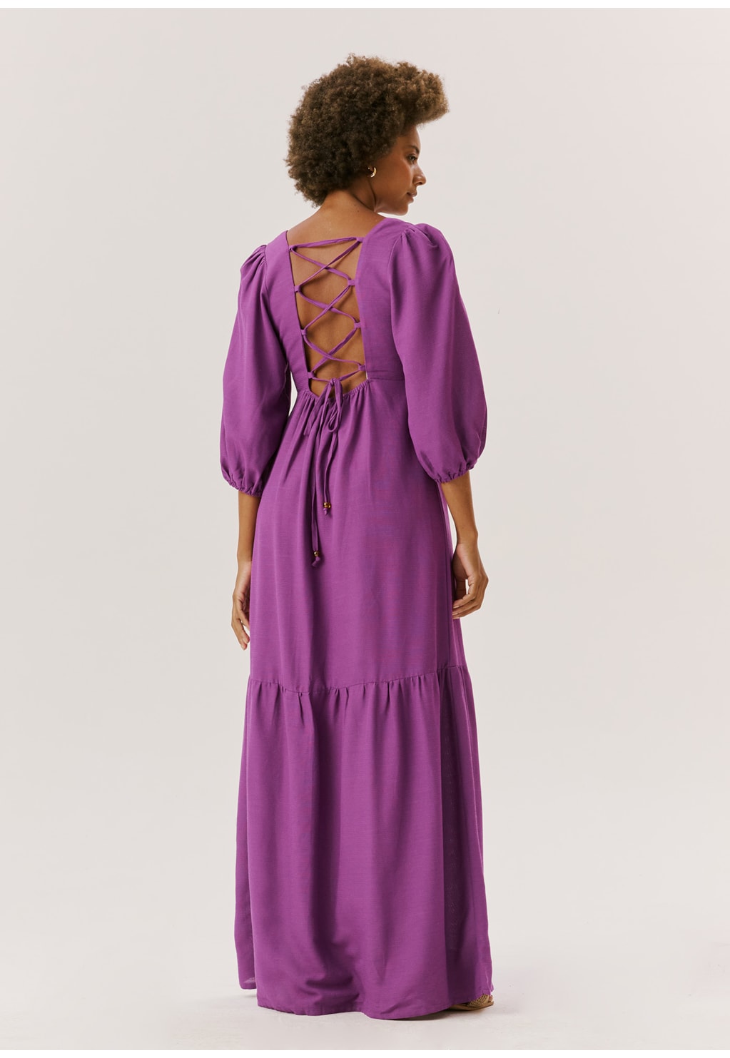 Vestido Longo Decote V