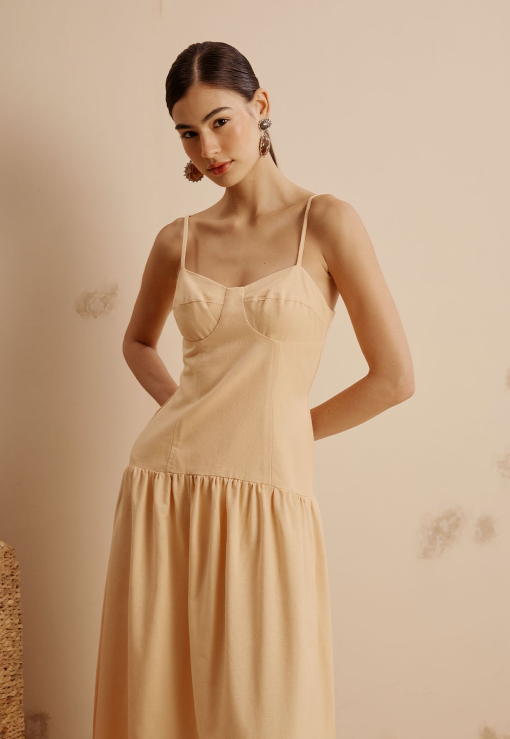 Vestido Longo Drop Waist