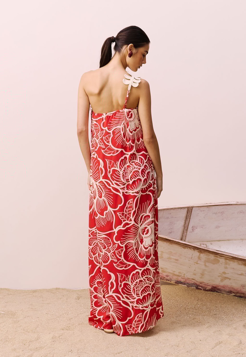 Vestido Longo Estampado Cambará