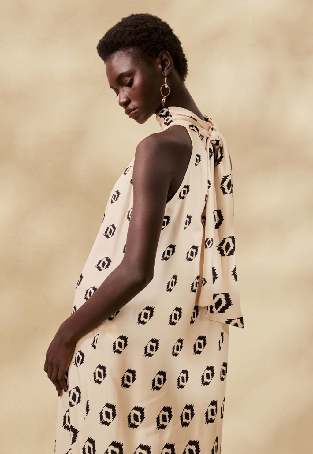 Vestido Longo Estampado Cayma