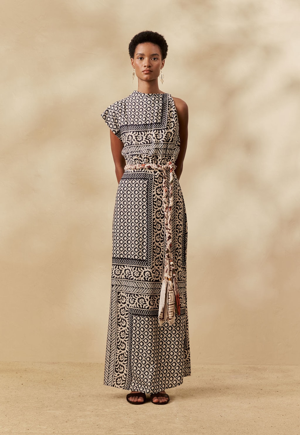 Vestido Longo Estampado Florcita