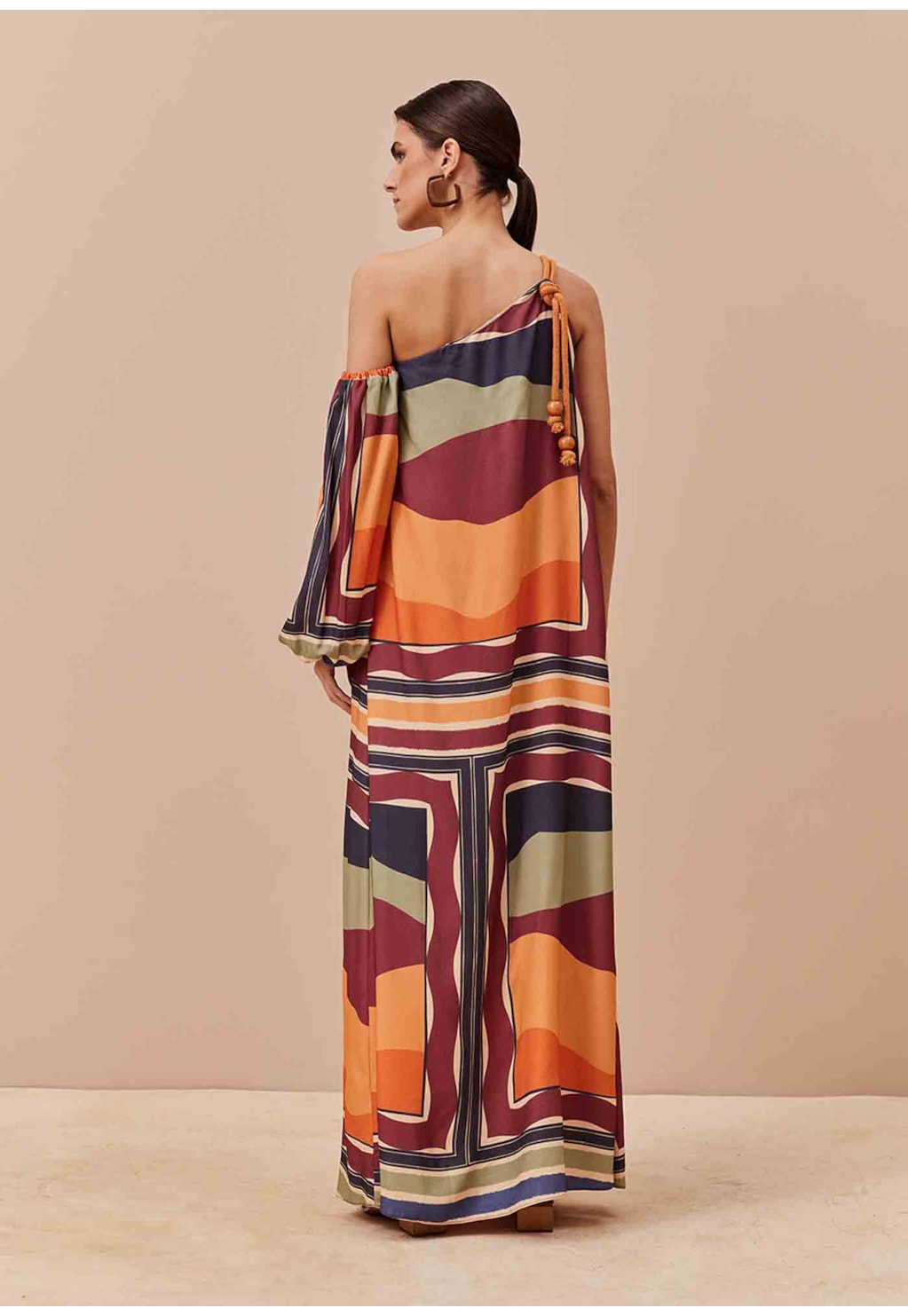 Vestido Longo Estampado Hornocal