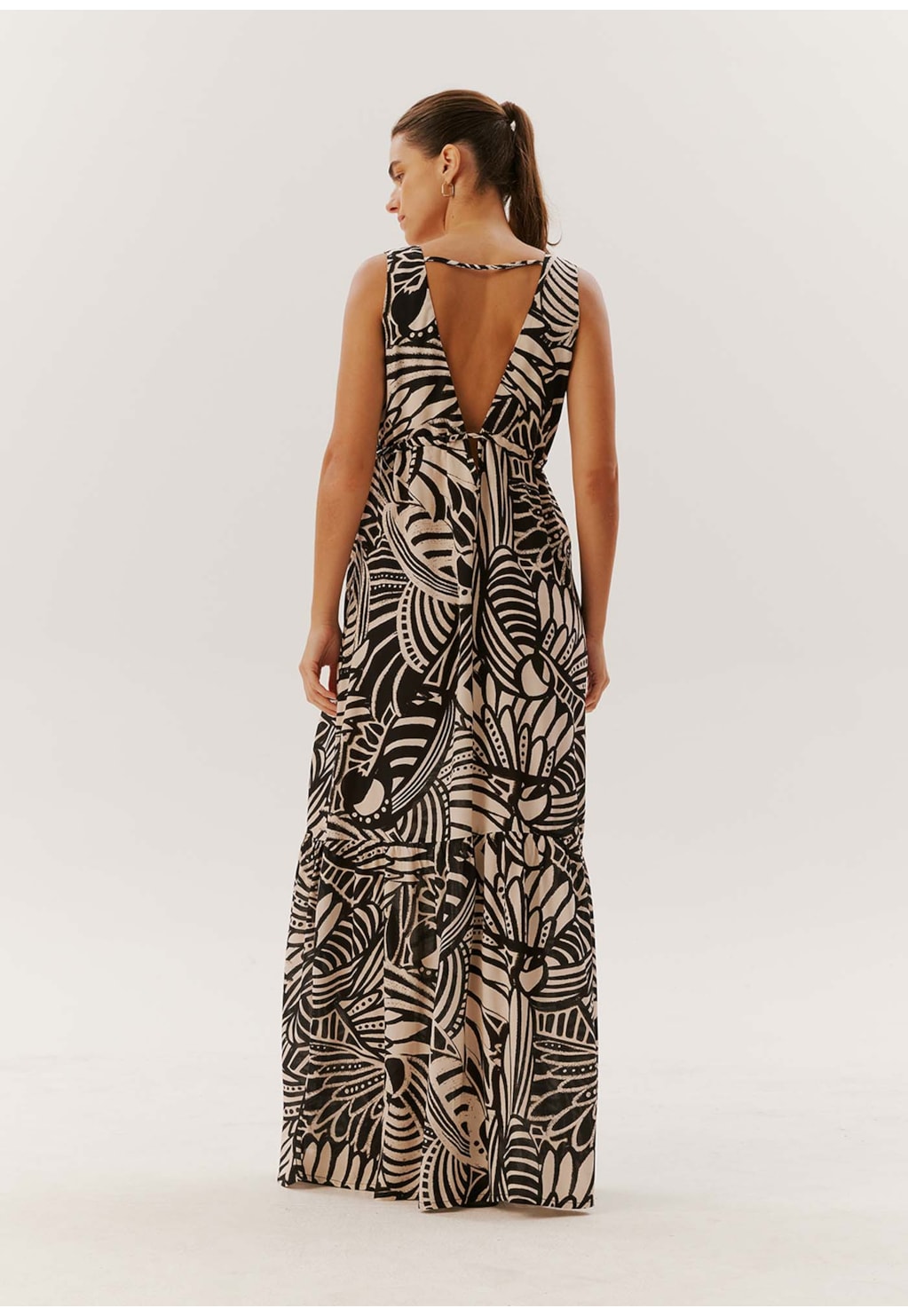 Vestido Longo Estampado La Paz