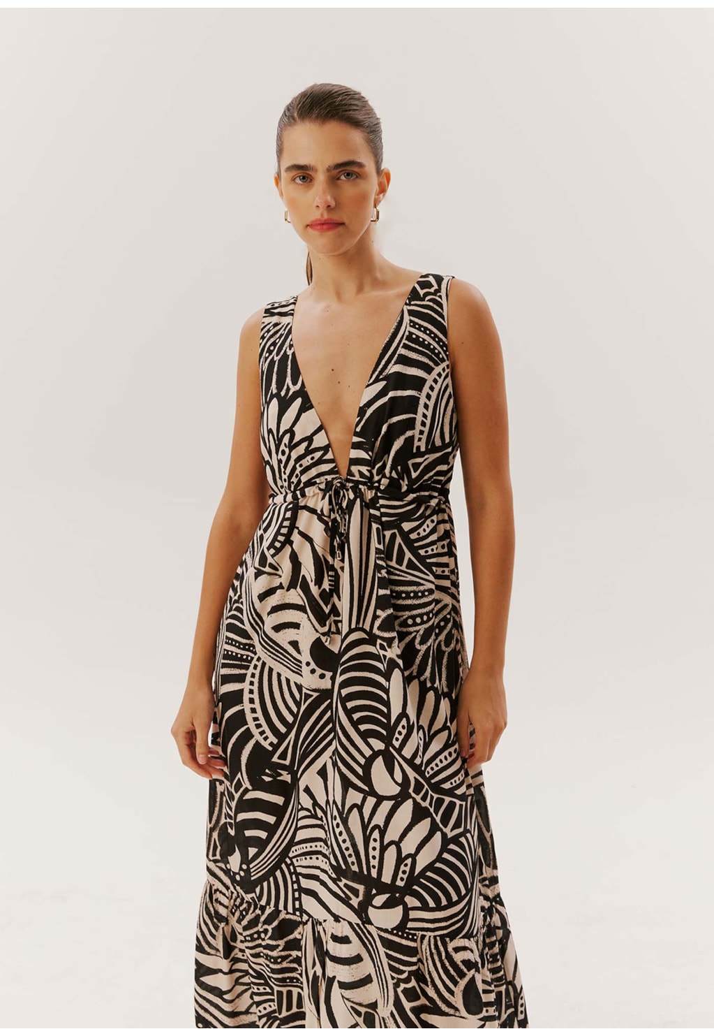 Vestido Longo Estampado La Paz