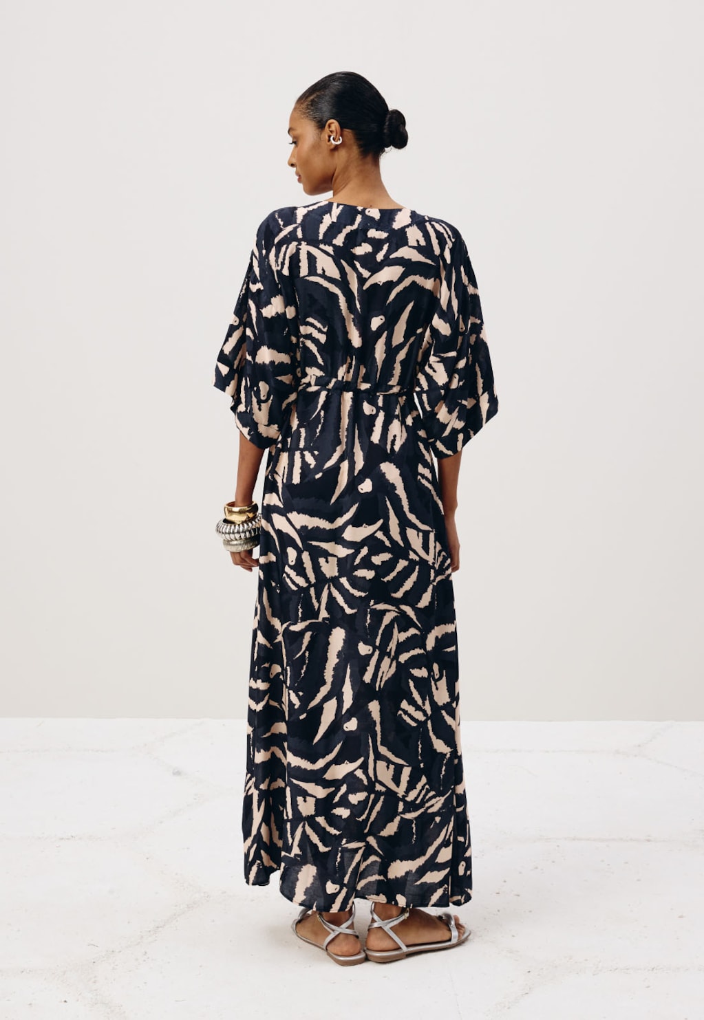 Vestido Longo Estampado Pararú