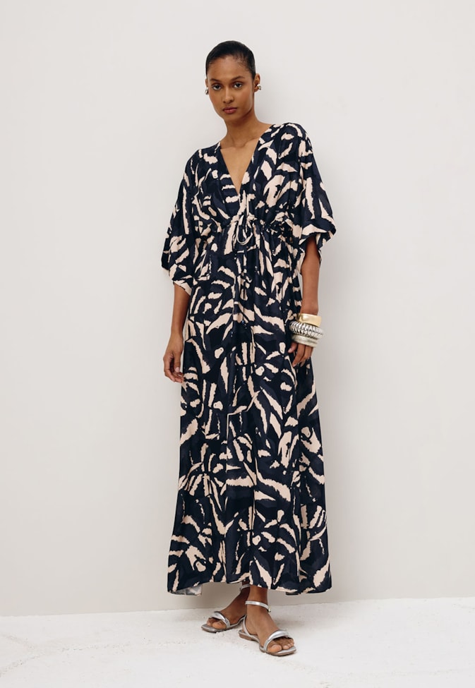 Vestido Longo Estampado Pararú