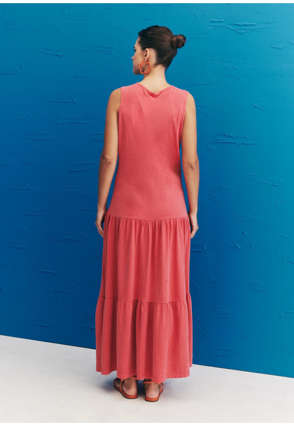 Vestido Longo Estonado