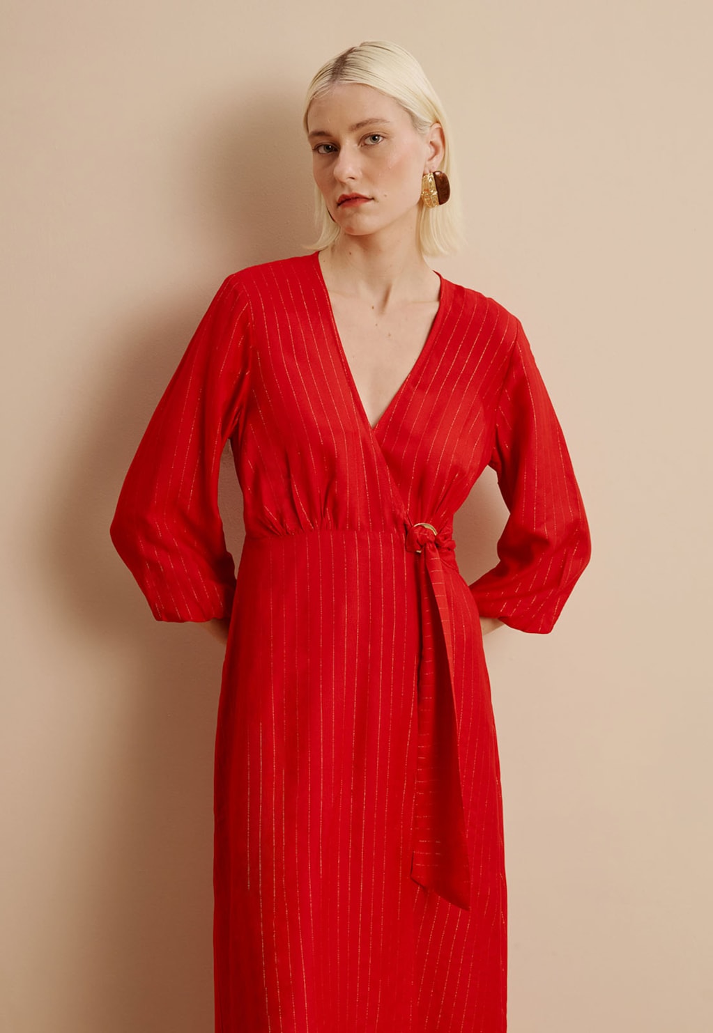 Vestido Longo Liso Cachecouer