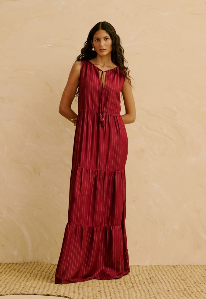 Vestido Longo Liso Marias 