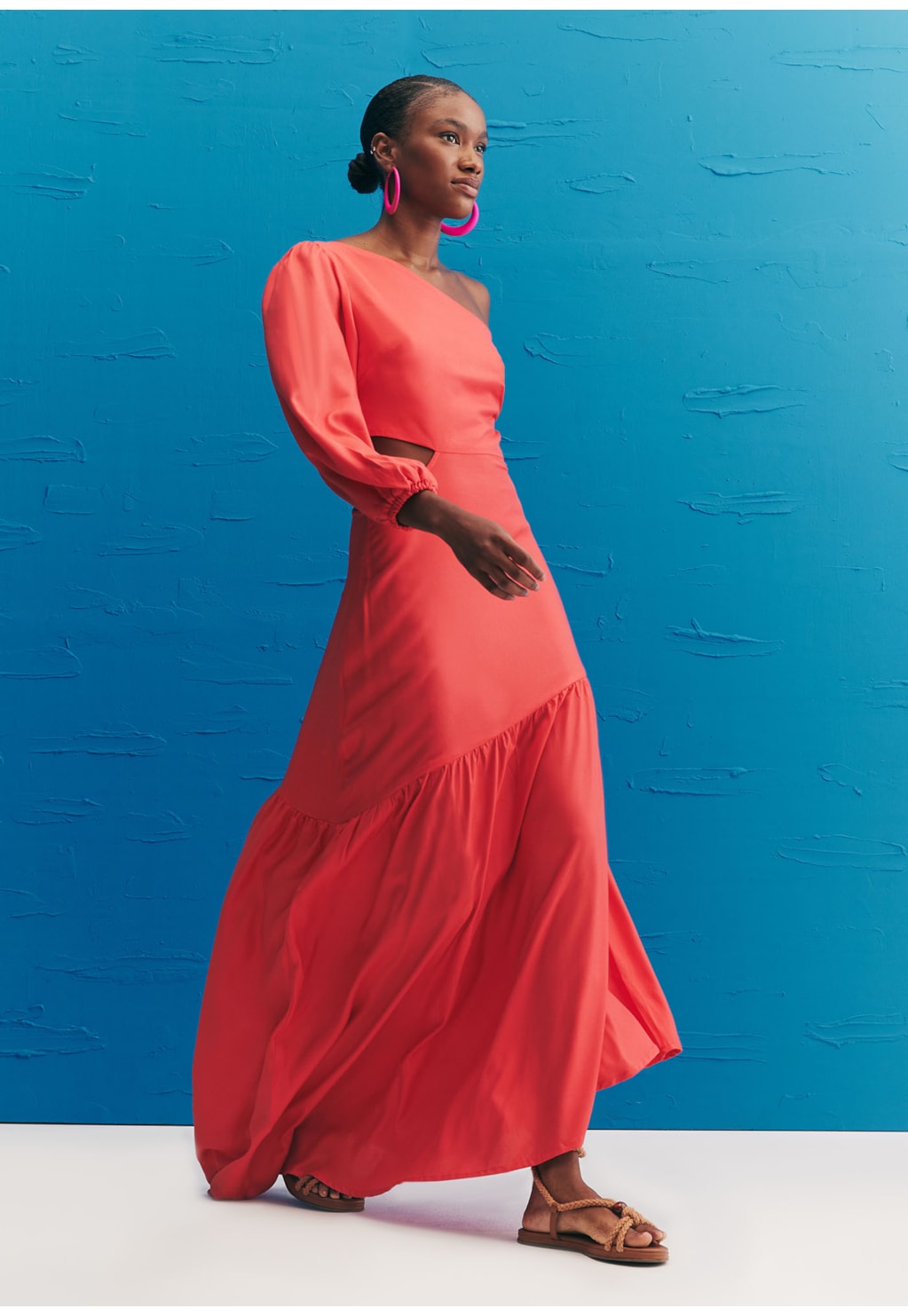 Vestido Longo Ombro Só